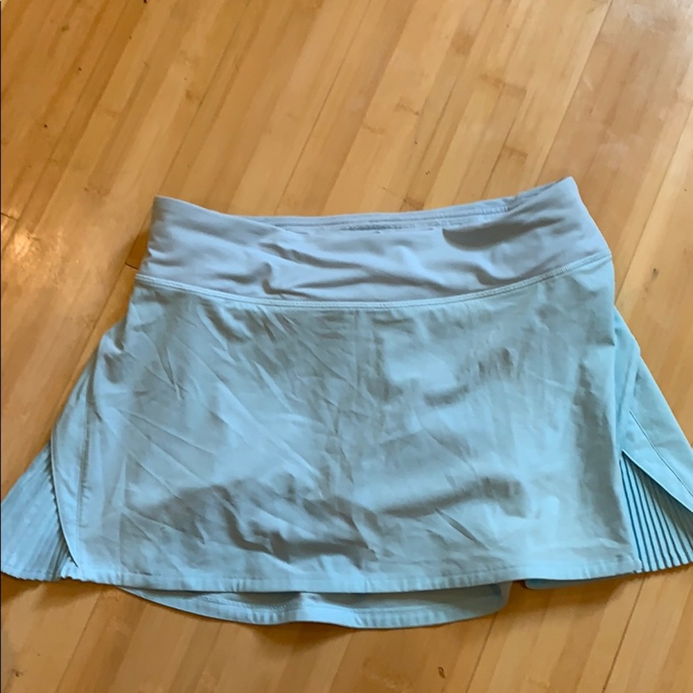 Light blue lululemon skirt